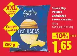 Lidl Snack day - patatas onduladas oferta