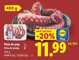 Lidl Pata de pulpo oferta