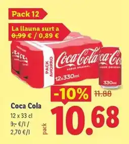 Lidl Coca-cola - 12 x 33 cl oferta