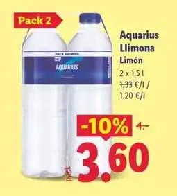 Lidl Aquarius - limon oferta