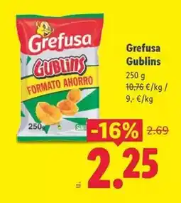Lidl Grefusa - gublins oferta