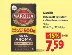 Lidl Marcilla - cafe molido extrafuerte oferta