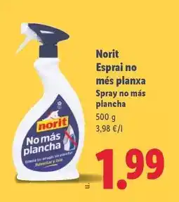 Lidl Norit - spray no más plancha oferta