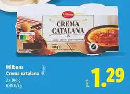 Lidl Milbona - crema catalana oferta