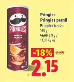 Lidl Pringles - jamon oferta