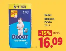 Lidl Dodot - bolquers oferta