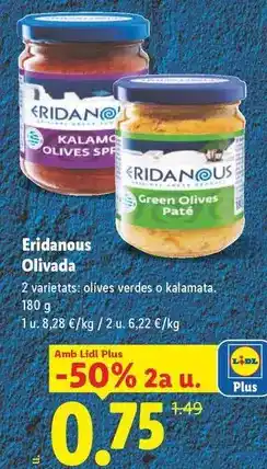 Lidl Eridanous - olivada oferta
