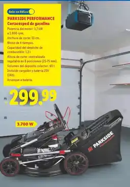 Lidl Parkside - performance cortècesped de gasolina oferta