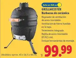Lidl Chef grill - barbacoa de cerámica oferta