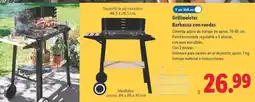 Lidl Grillmeister - barbacos con ruedas oferta