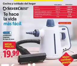 Lidl Silvercrest - limpiador de vapor de mano oferta