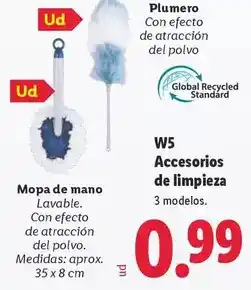 Lidl W5 - accesorios de limpieza oferta