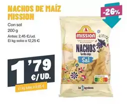 AhorraMas Mission - nachos de maiz oferta