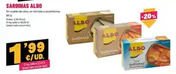 AhorraMas Albo - sardinas oferta