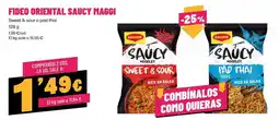 AhorraMas Maggi - fideo oriental saucy oferta