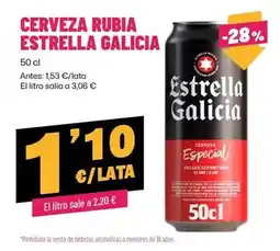 AhorraMas Estrella galicia - cerveza rubia oferta