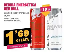 AhorraMas Red bull - bebida energetica oferta