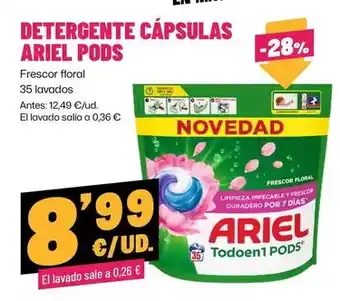 AhorraMas Ariel - detergente cápsulas pods oferta