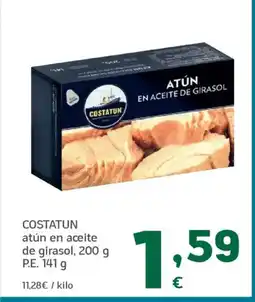 HiperDino COSTATUN atún en aceite de girasol oferta