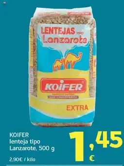 HiperDino KOIFER lenteja tipo Lanzarote oferta