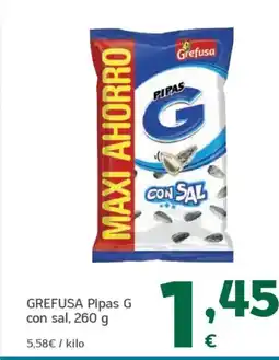 HiperDino GREFUSA Pipas G con sal oferta
