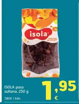 HiperDino ISOLA pasa sultana oferta