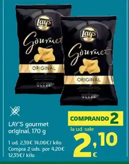 HiperDino LAY'S gourmet original oferta