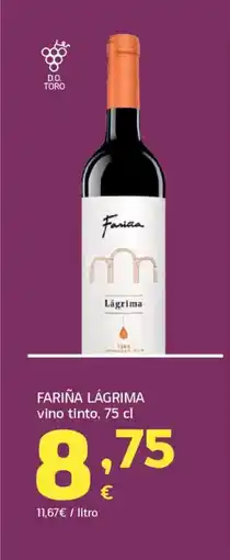 HiperDino FARIÑA LÁGRIMA vino tinto oferta