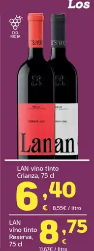 HiperDino LAN vino tinto Crianza oferta