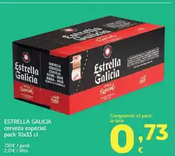 HiperDino ESTRELLA GALICIA cerveza especial oferta