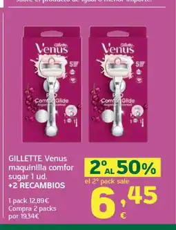 HiperDino GILLETTE Venus maquinilla comfor sugar oferta