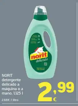 HiperDino NORIT detergente delicado a máquina o a mano oferta