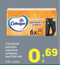 HiperDino COLHOGAR pañuelos suavísimo compacto oferta