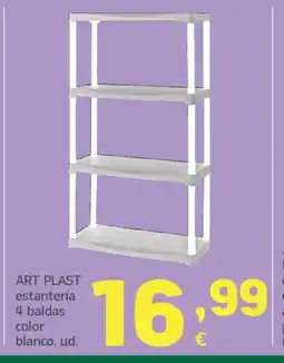 HiperDino ART PLAST estantería 4 baldas oferta