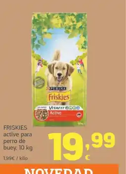 HiperDino FRISKIES active para perro de buey oferta