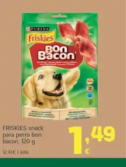 HiperDino FRISKIES snack para perro bon bacon oferta