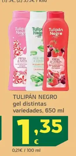 HiperDino TULIPÁN NEGRO gel distintas oferta