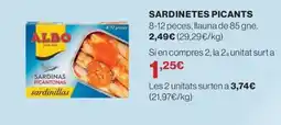 El Corte Inglés Sardinas picantonas oferta