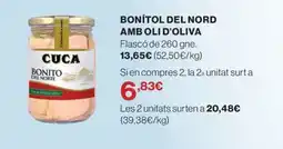 El Corte Inglés Bonítol del nord amb oli d'oliva oferta