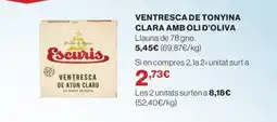 El Corte Inglés Ventresca de tonyina clara amb oli d'oliva oferta