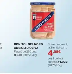 El Corte Inglés Bonítol del nord amboli d'oliva oferta