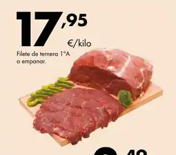 Supermercados Lupa Filete de ternera 1ºA o empanar oferta