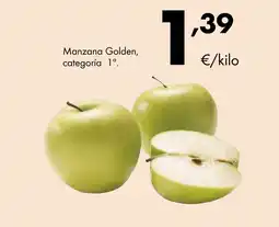 Supermercados Lupa Manzana Golden, categoría 1° oferta