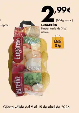 Supermercados Lupa Lugareño Patata, malla oferta