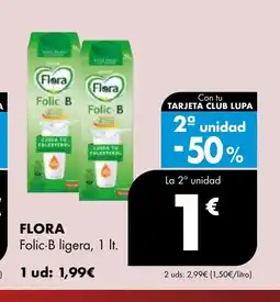 Supermercados Lupa FLORA Folic-B ligera oferta
