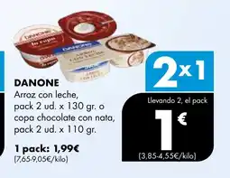 Supermercados Lupa DANONE Arroz con leche oferta