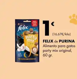 Supermercados Lupa FELIX de PURINA Alimento para gatos party mix original oferta