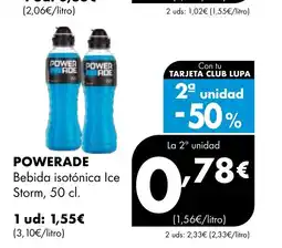 Supermercados Lupa POWERADE Bebida isotónica Ice Storm oferta