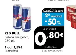 Supermercados Lupa RED BULL Bebida energética oferta