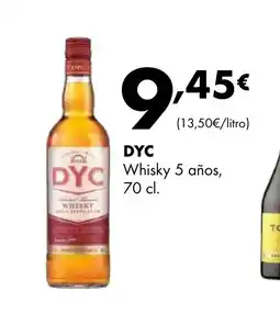 Supermercados Lupa DYC Whisky 5 años oferta